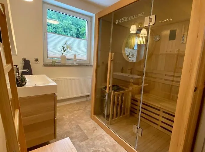 Traumhaus Mit Sauna Und Kamin بيت للعطل ثال